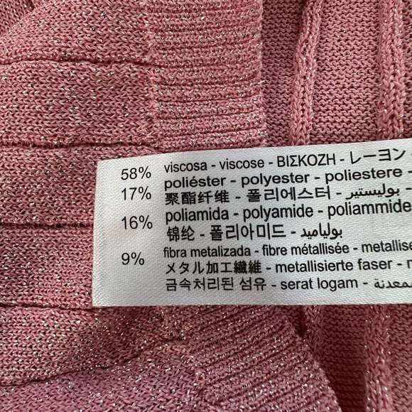 Zara Pink Ribbed Tank Top - Picture 8 of 8